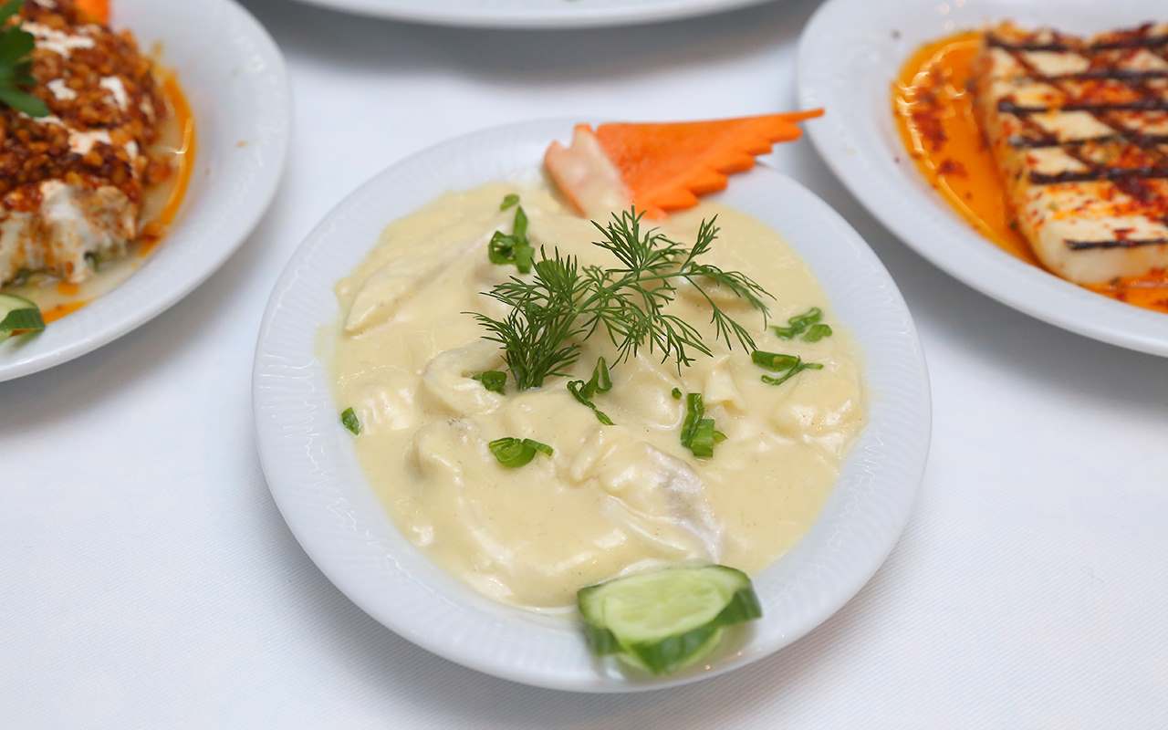 SEABASS WITH MUSTARD