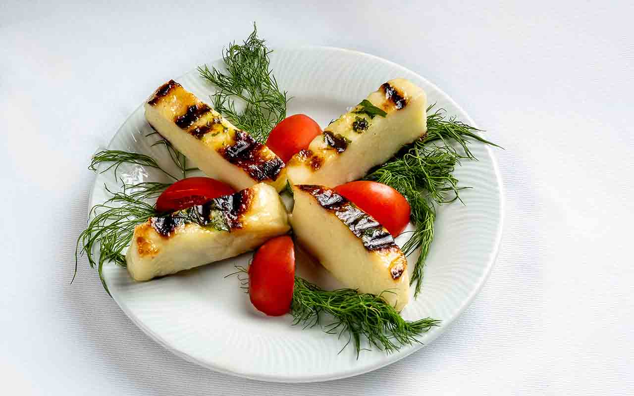 GRILLED HALLOUMI CHEESE